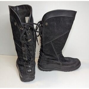 The North Face Black Primaloft Suede Boots Women's Size 6